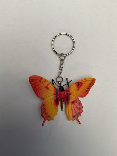 Red and orange butterfly - red,