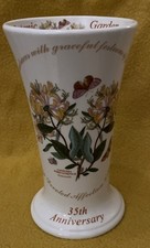 Portmeirion Vase Botanic Garden Honeysuckle 35th Anniversary Edition 18.5cm
