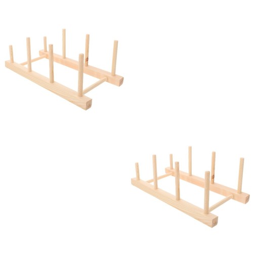 Wooden thread spool holder - wooden,