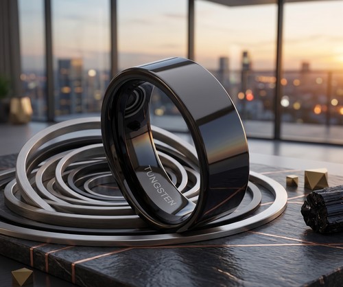 Black tungsten carbide 10mm - tungsten,
