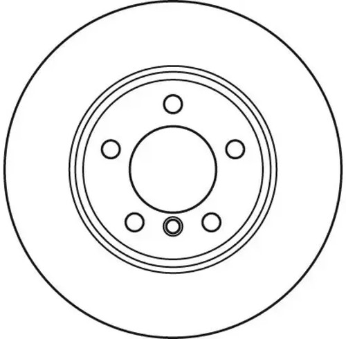 Brake disc vented - disc, df6119s