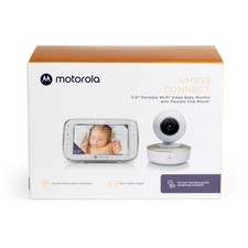 Video Baby Monitor Motorola VM855 2-Way Talk Night Vision Soothing Sounds Mount