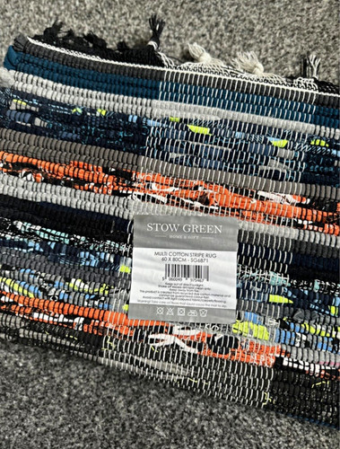 Stow green multi cotton stripe - stow,