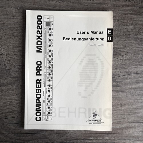 Behringer composer pro - pro,
