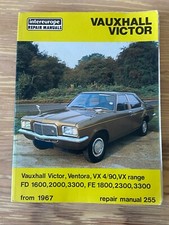 Vauxhall  Victor  VX VX 4/90 FE Series 1972-1978 - Intereurope Repair Manual