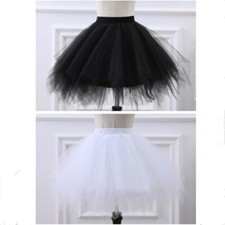 Women Lady Tulle ballet Skirt Adult Fancy Skirt Dress Up Party Dancing Dress