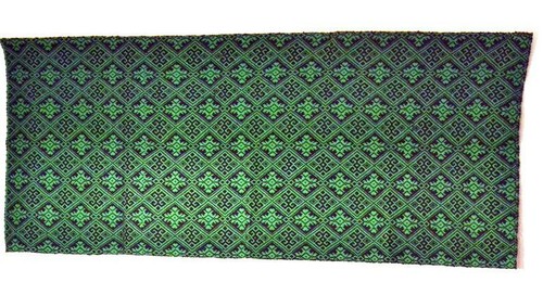 Pair retro hand woven - , green