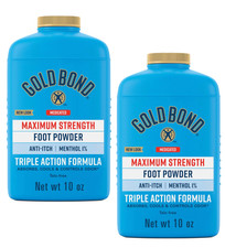 2x Gold Bond Medicated Talc