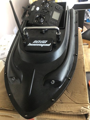 Black carp fishing bait boat
