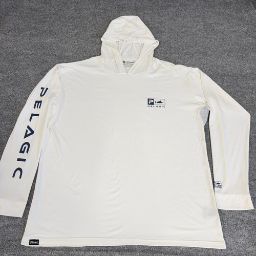 Pelagic hoodie men - 3xl, white