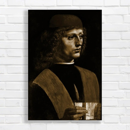 Renaissance portrait sepia - portrait,