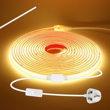 220V Neon COB LED Strip Lights Flexible Selfadhesive Tape Light Waterproof IP67