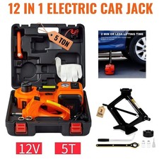 Electric Car Jack with Tire