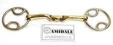 AMIDALE HORSE BIT BEVEL LOOP RING WILKIE LOZENGE BIT SNAFFLE BIT BNWT 