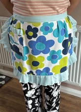 LADIES BLUE FLORAL WAIST