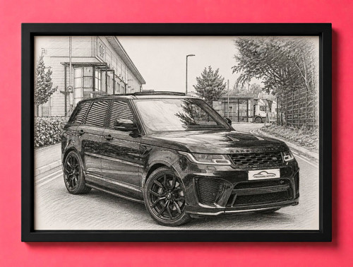 Framed black white range - framed,