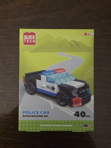 Block tech police car - block,
