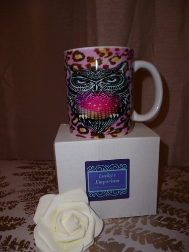 Owl with animal print - owl,