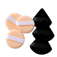 Powder Puff Cosmetic Makeup Sponges Face Beauty Foundation Compact 6Pcs Pack UK