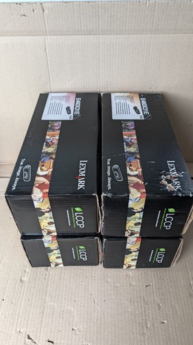 Job lot genuine lexmark - 4,