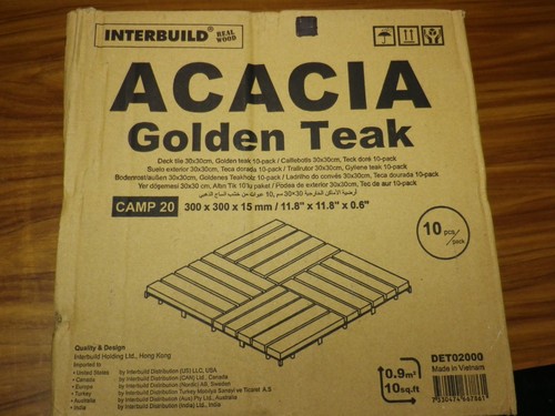 Interbuild acacia golden teak - acacia,