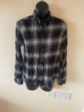 Black Checked Cotton shirt