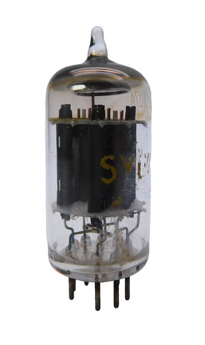 Sylvania 12au7a ecc82 long - sylvania,