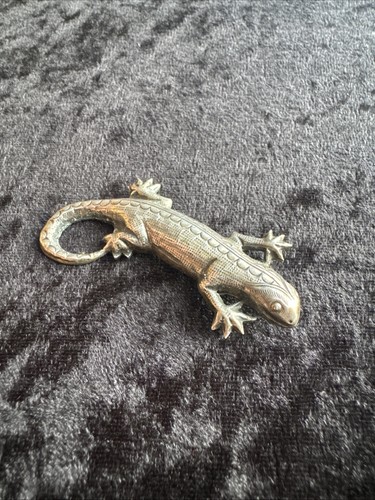 Vintage sterling silver lizard - sterling,