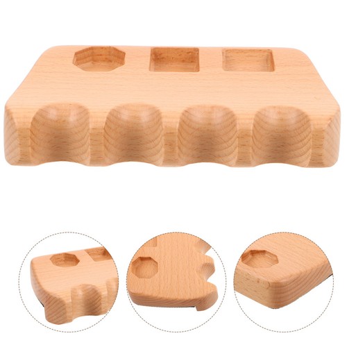 Beige solid wood pool - solid,