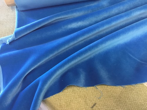 Velvet fabric material