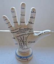 Vintage Ceramic Palmistry