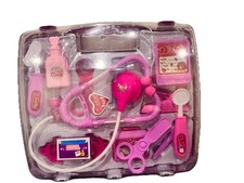 17 PCS Doctor Set Medical Kit with Box Toy for Kids Pretend Play Medical Kit