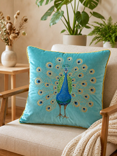 Elegant peacock velvet - elegant,