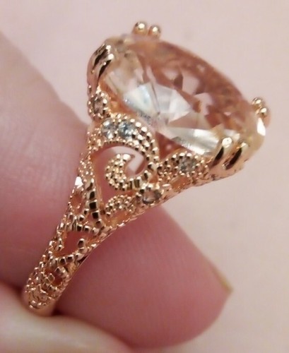 Sparkling pink gem possibly - pink,
