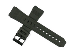 22MM RUBBER WATCH STRAP FLEXIBLE NON-CRACK SUITS CASIO DATA BANK CALCULATOR