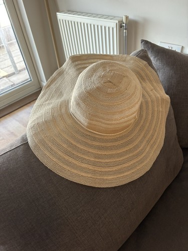Primark beige wide brim straw - beige,