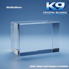 60x60x90mm crystal blanks - k9,