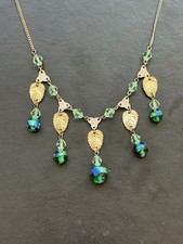 Antique 1930s Czech Peacock