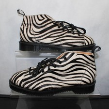 Fred Perry x George Cox Pony Hair Monkey Boots Size UK 8 Made in England B1240