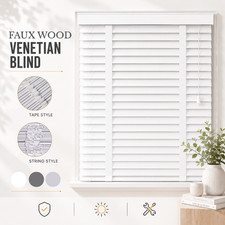 Faux wood wooden venetian - faux,