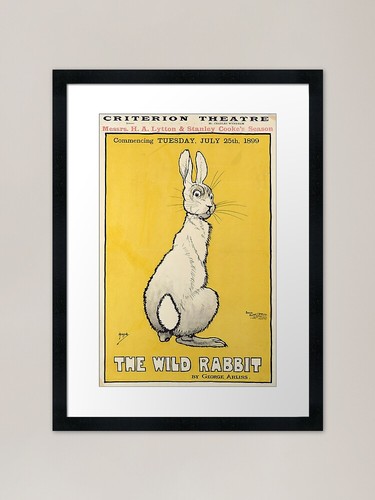 The wild rabbit poster - poster,, 1899