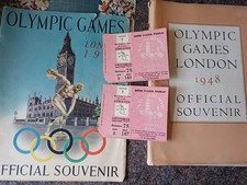 Ticket 7th August 1948 Olympic Games Athletics Programme Results 