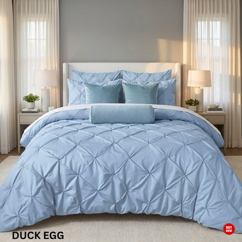 Pintuck duvet cover set - duvet,