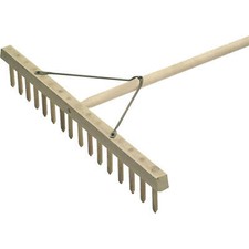 Faithfull wooden hay rake - wooden,