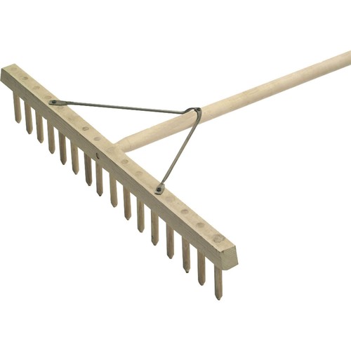 Faithfull wooden hay rake - hay,