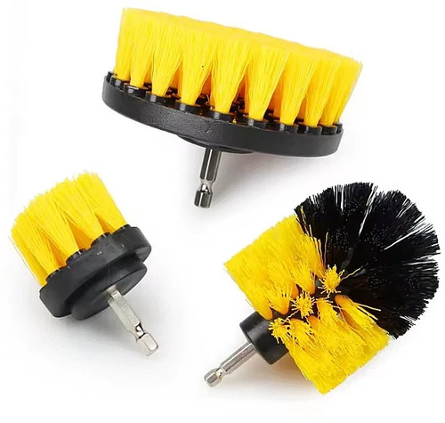 3pcs drill brush attachment - drill,