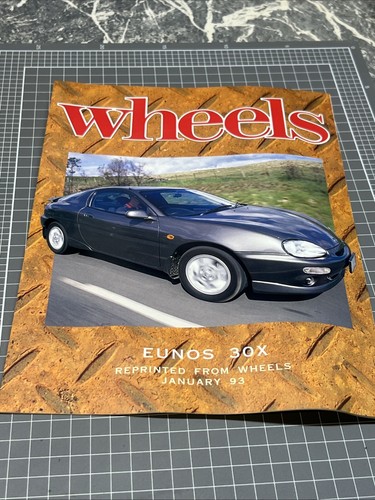 Vintage brochure wheels mazda - vintage,