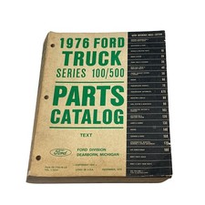 1976 ford truck parts catalog - ford,