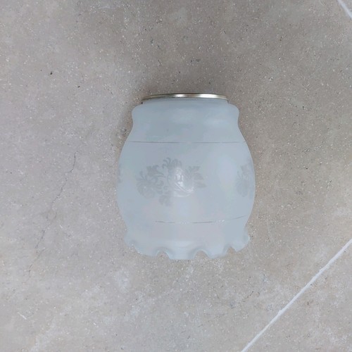 Antique etched glass - glass, and