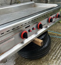 Catering Van Trailer LPG Gas Griddle Chrome Plate 
